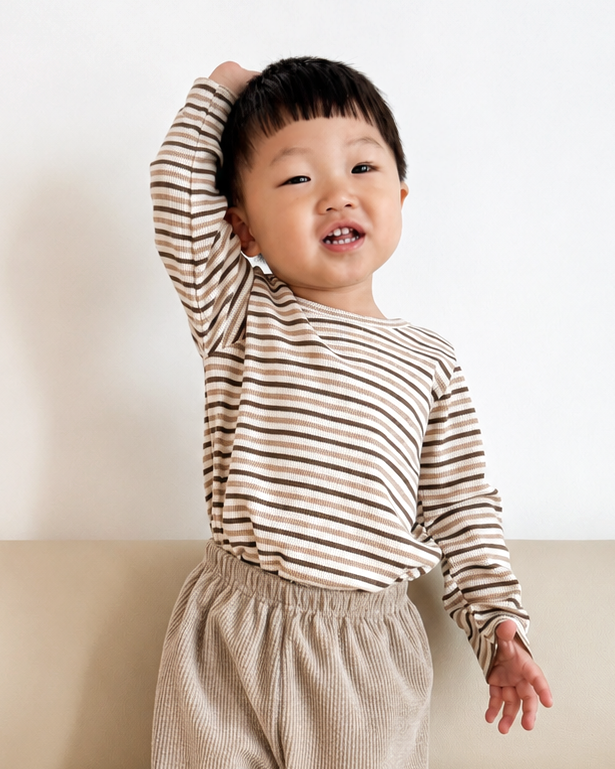 Ribbed Stripe Top