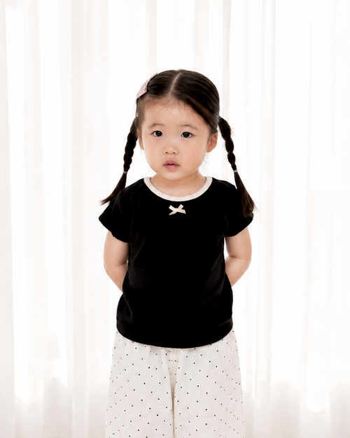 Little Bow Rib Top