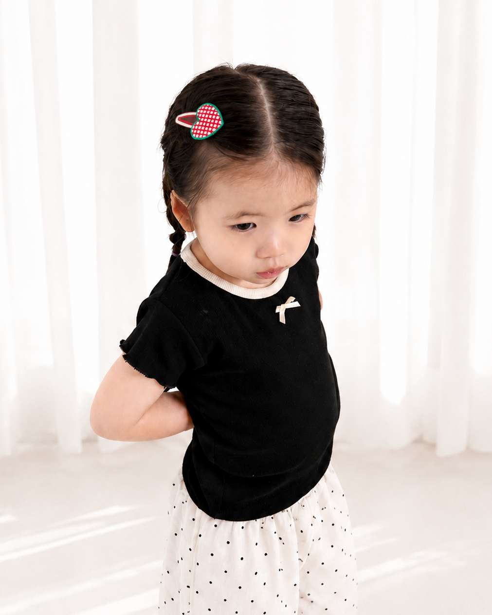Little Bow Rib Top