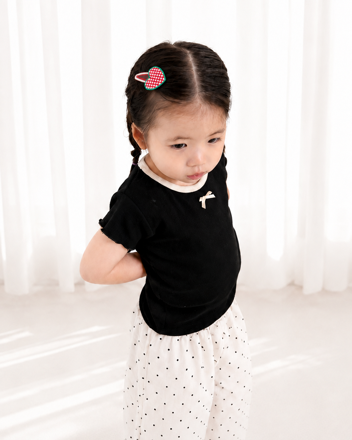 Little Bow Rib Top