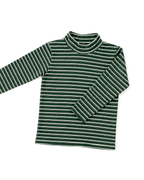 Stripe Mock Neck Top