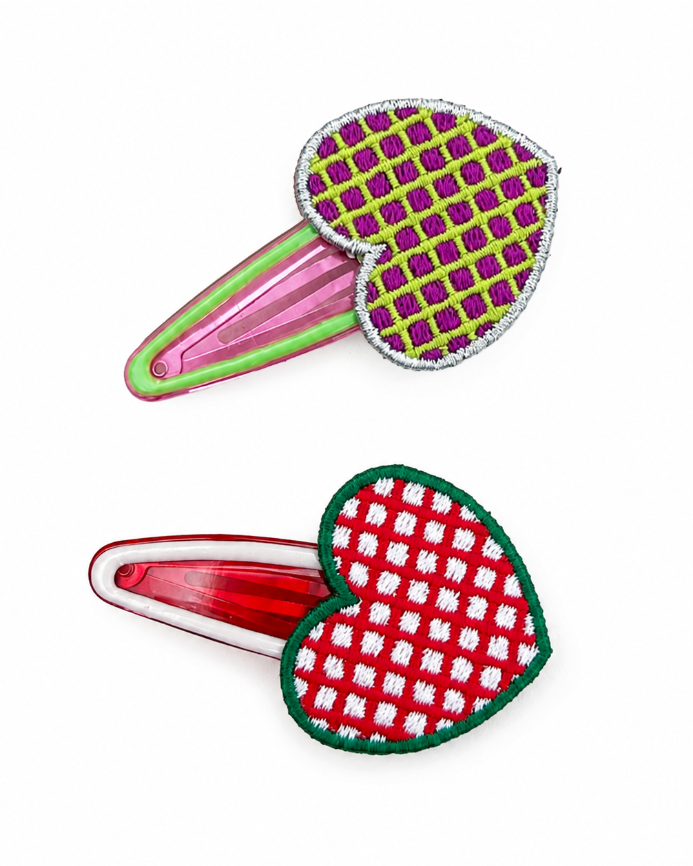 Check Heart Snap Clip