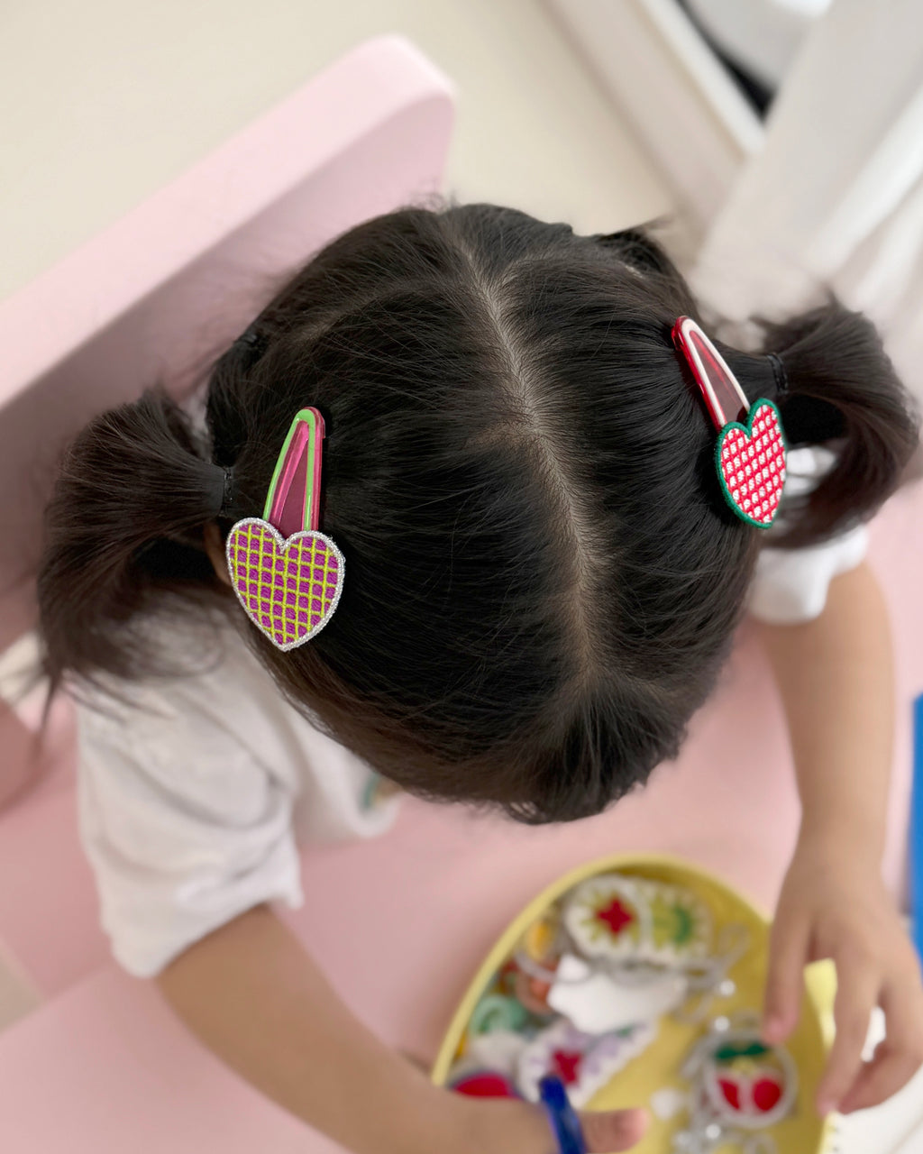 Check Heart Snap Clip