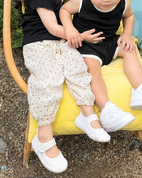 Cotton Polka Pants