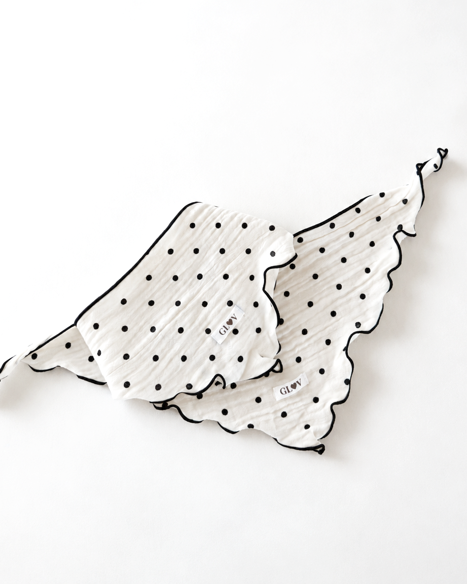 Cotton Polka Scarf