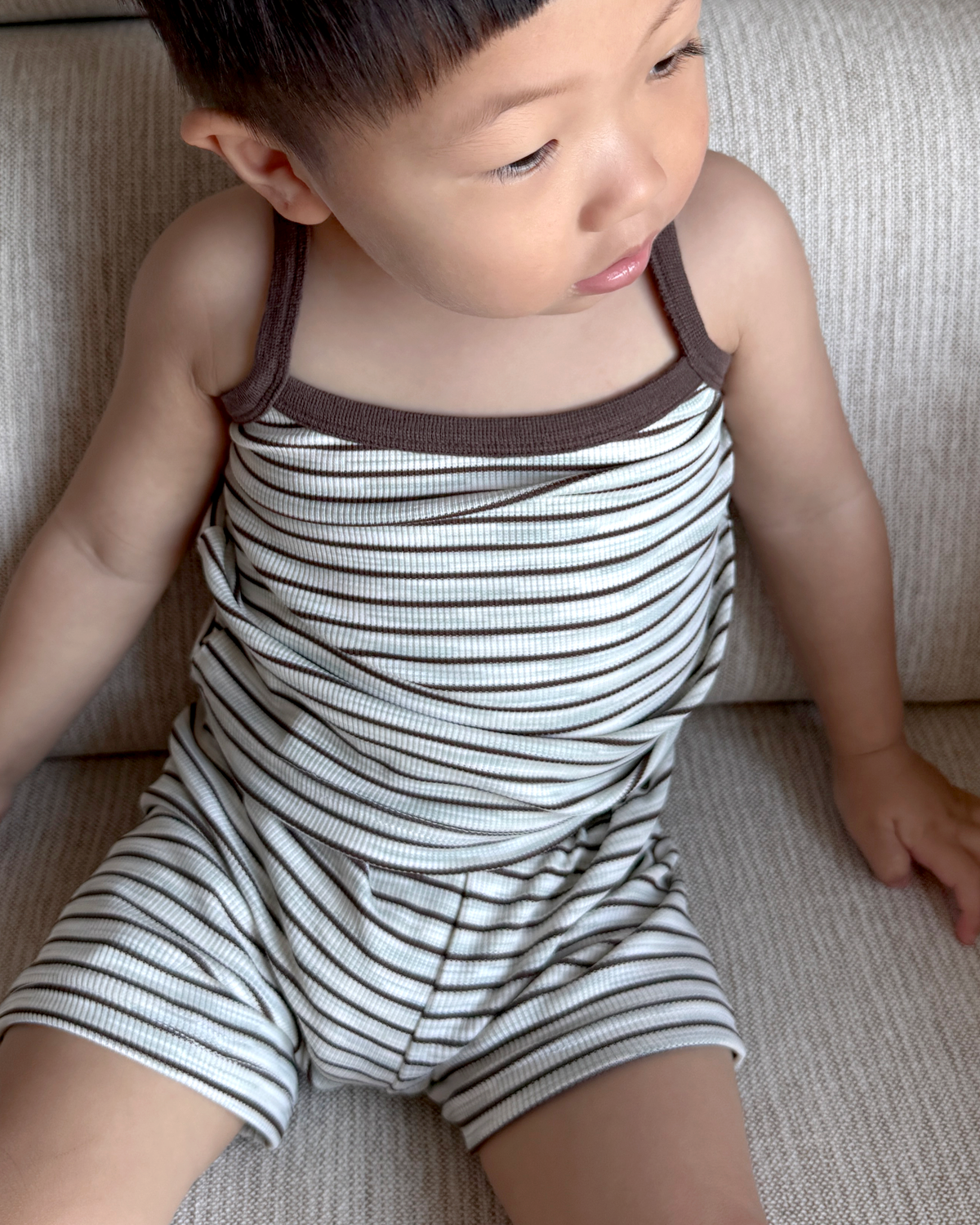 Mint Choc Stripe Set