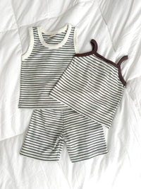 Mint Choc Stripe Set