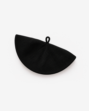 Black Knitted Beret
