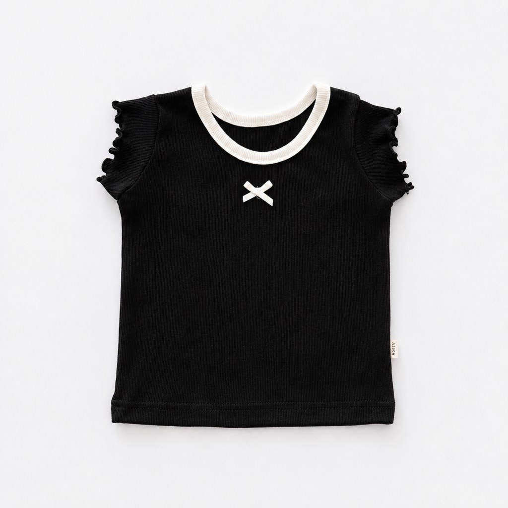 Little Bow Rib Top