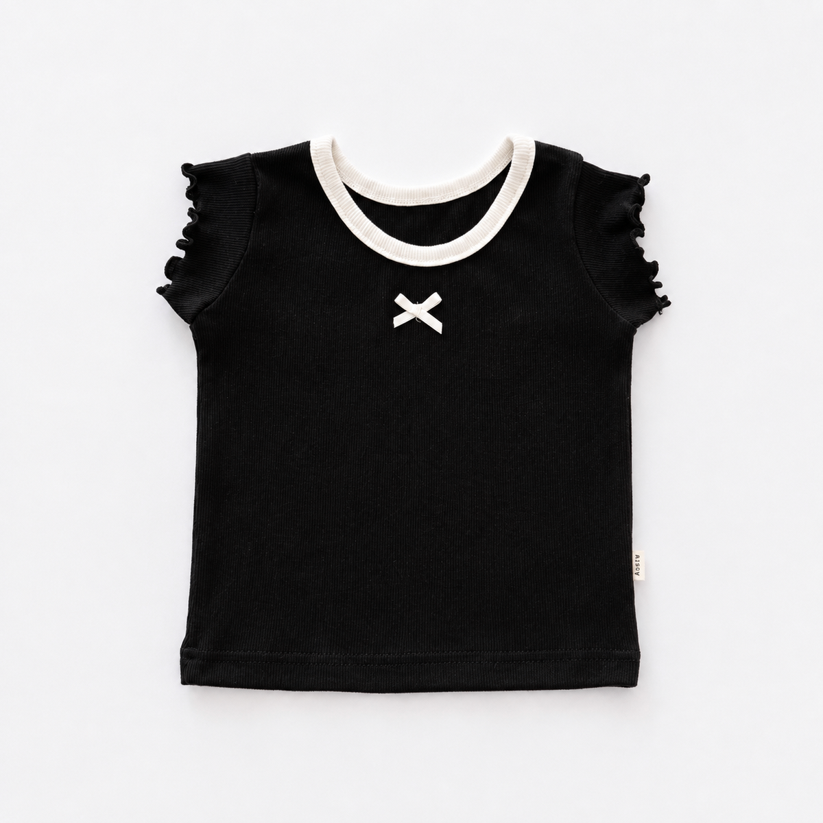 Little Bow Rib Top