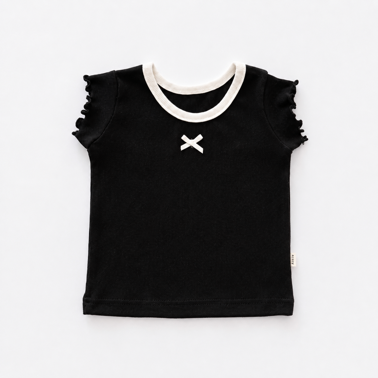 Little Bow Rib Top