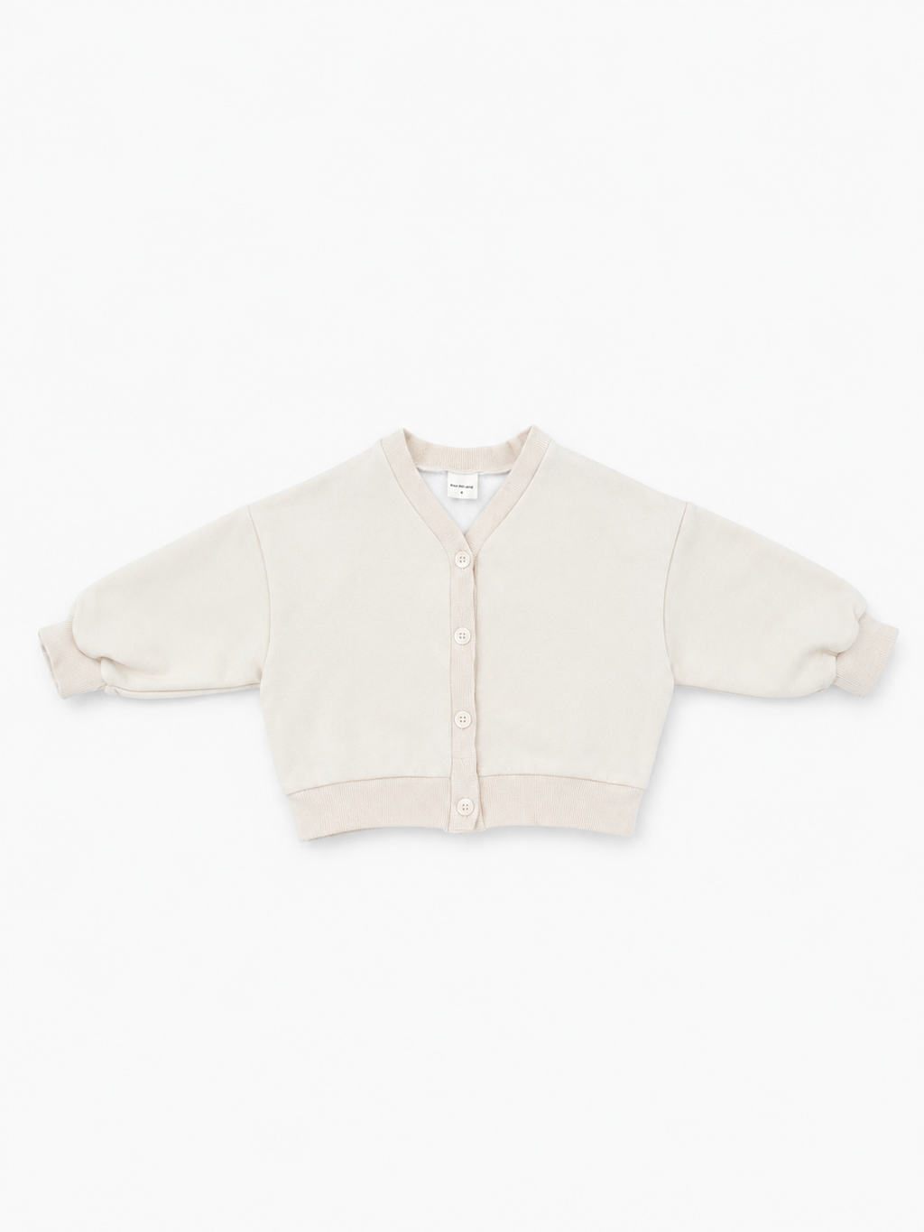 Oversized Sweat Cardigan