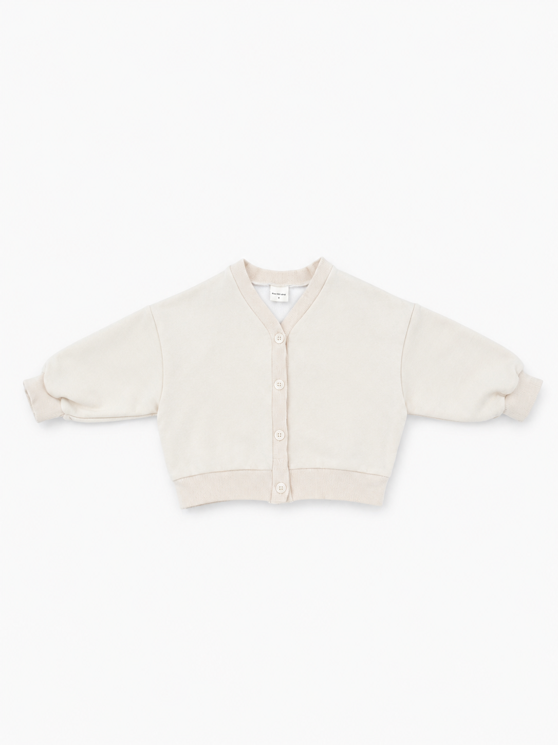 Oversized Sweat Cardigan