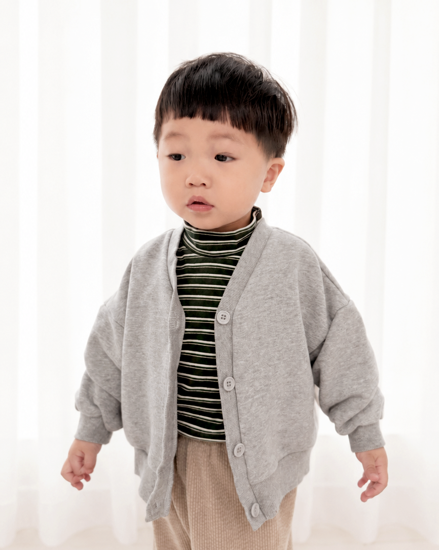 Oversized Sweat Cardigan