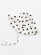 Polka dot bucket hat