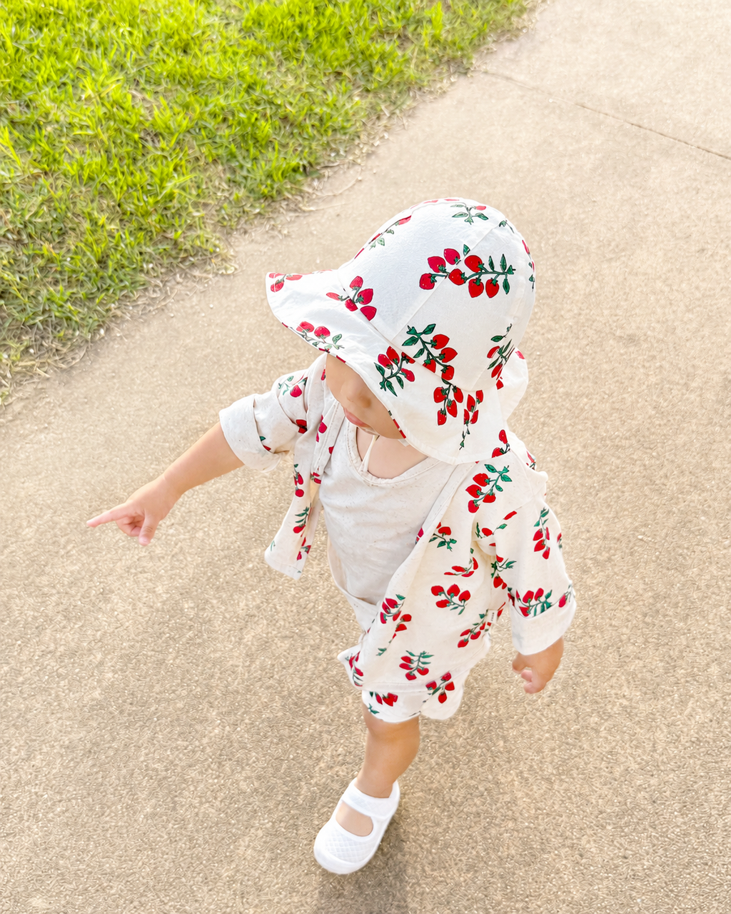 Raspberry Linen Cardigan