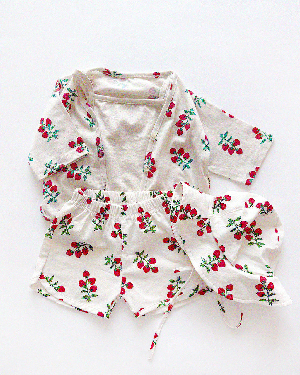 Raspberry Linen Cardigan