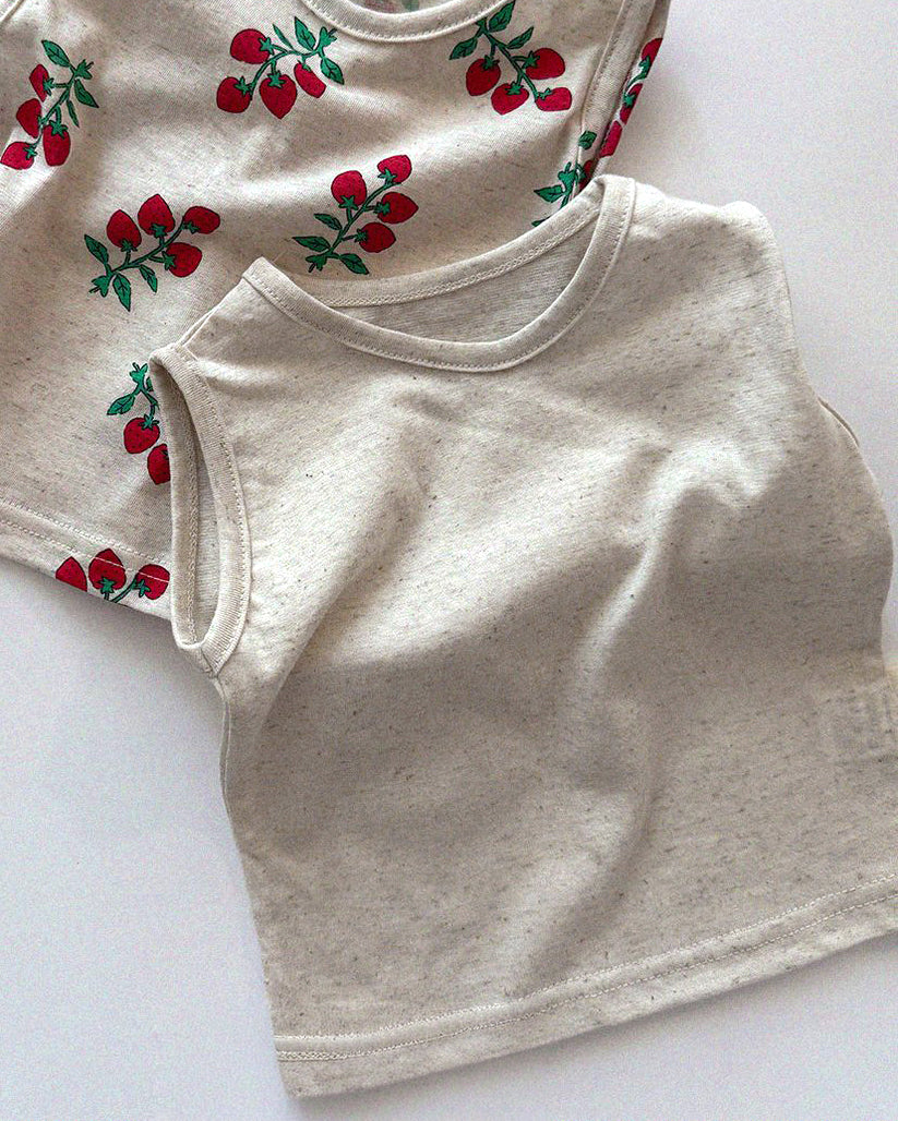 Oatmeal Linen Top